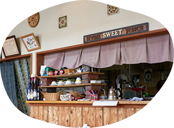 お店の外観の写真